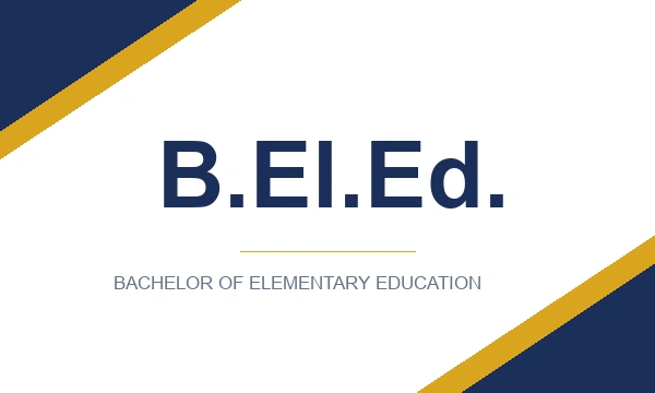 B.El.Ed.